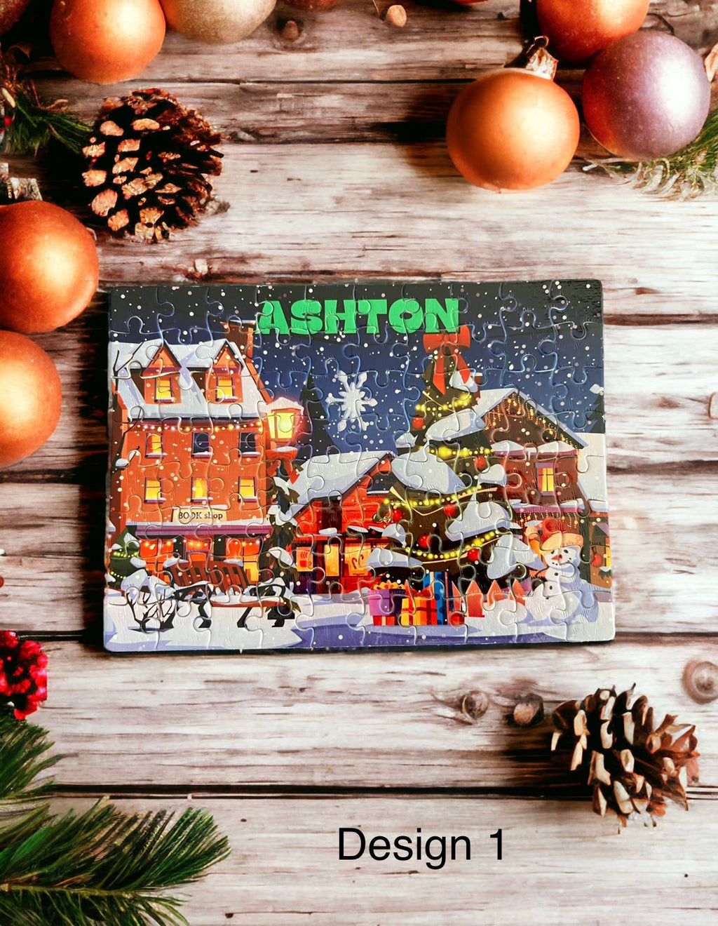 Personalised kids Christmas puzzles - 4 Little Dreamers