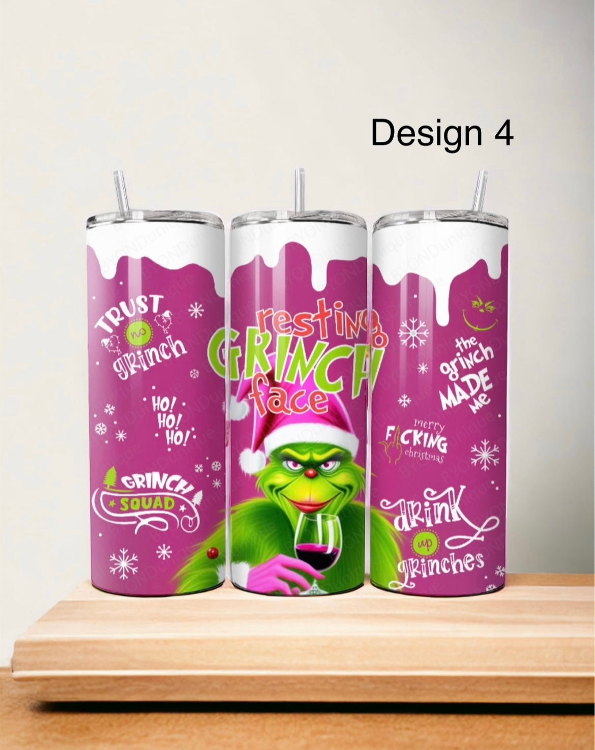Christmas Grinch tumbler