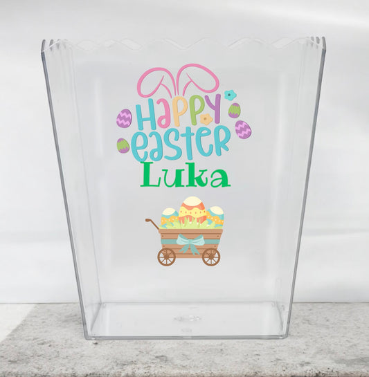 Easter treats scalloped bucket