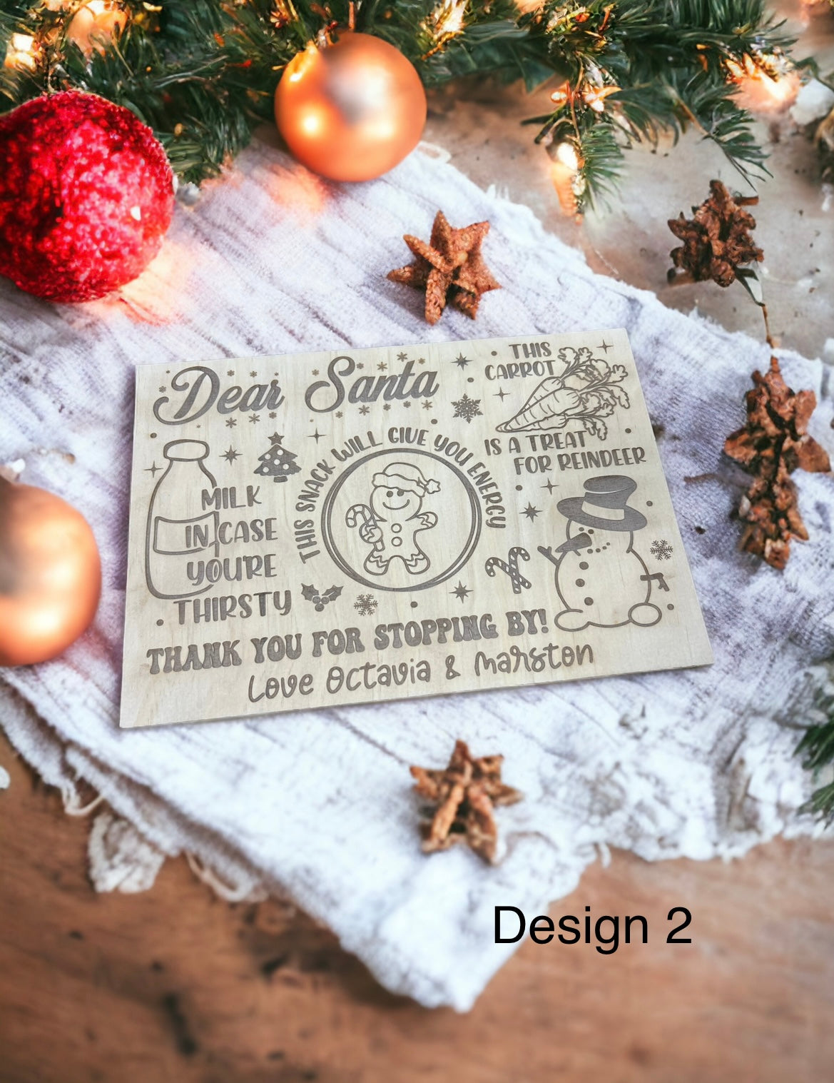 Santa treat trays - 4 Little Dreamers