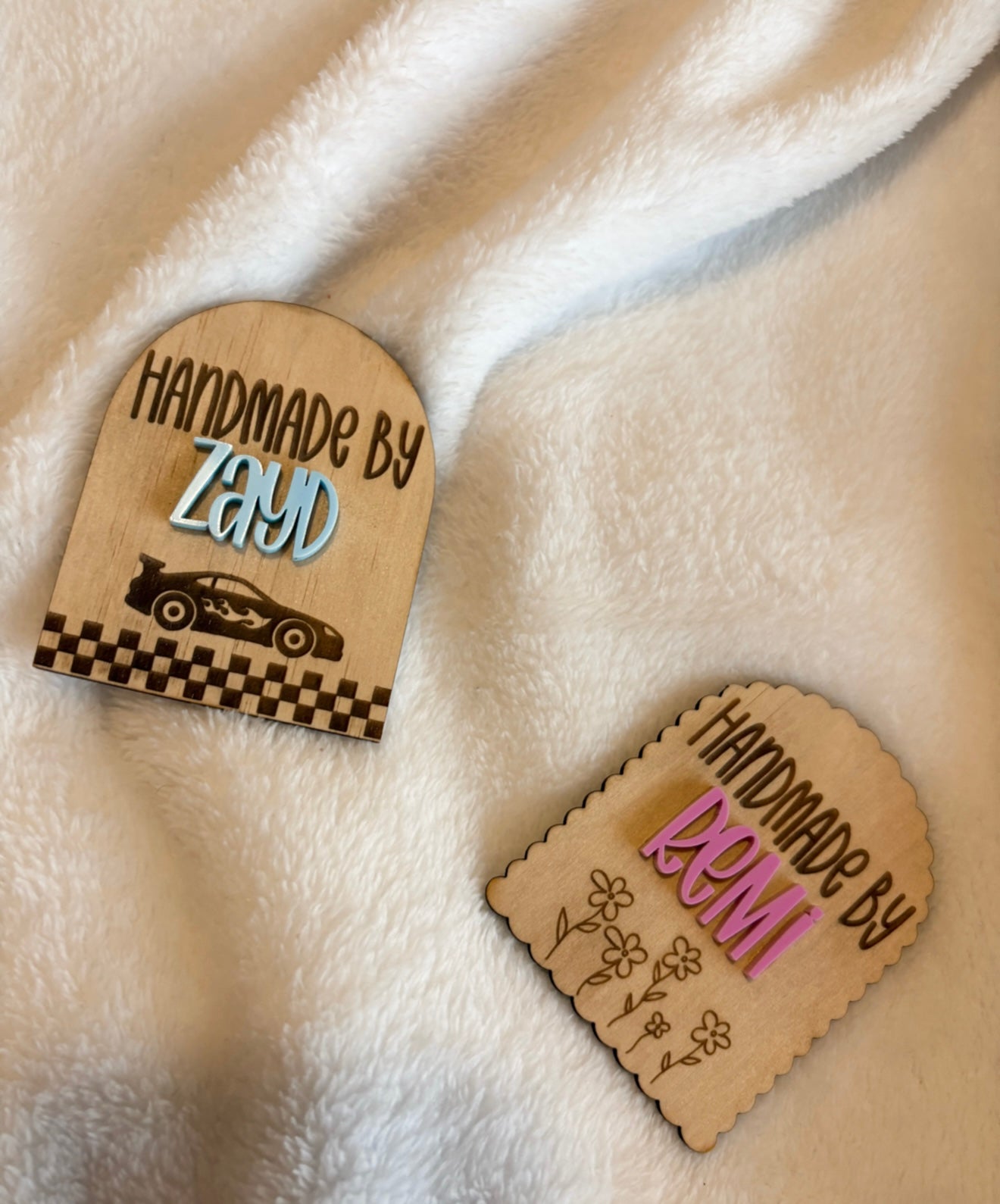 Personalised art work magnets