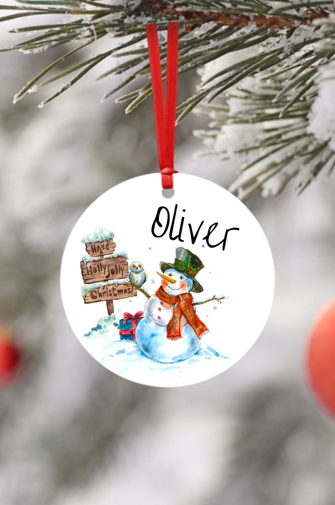 Ceramic personalised ornaments - 4 Little Dreamers