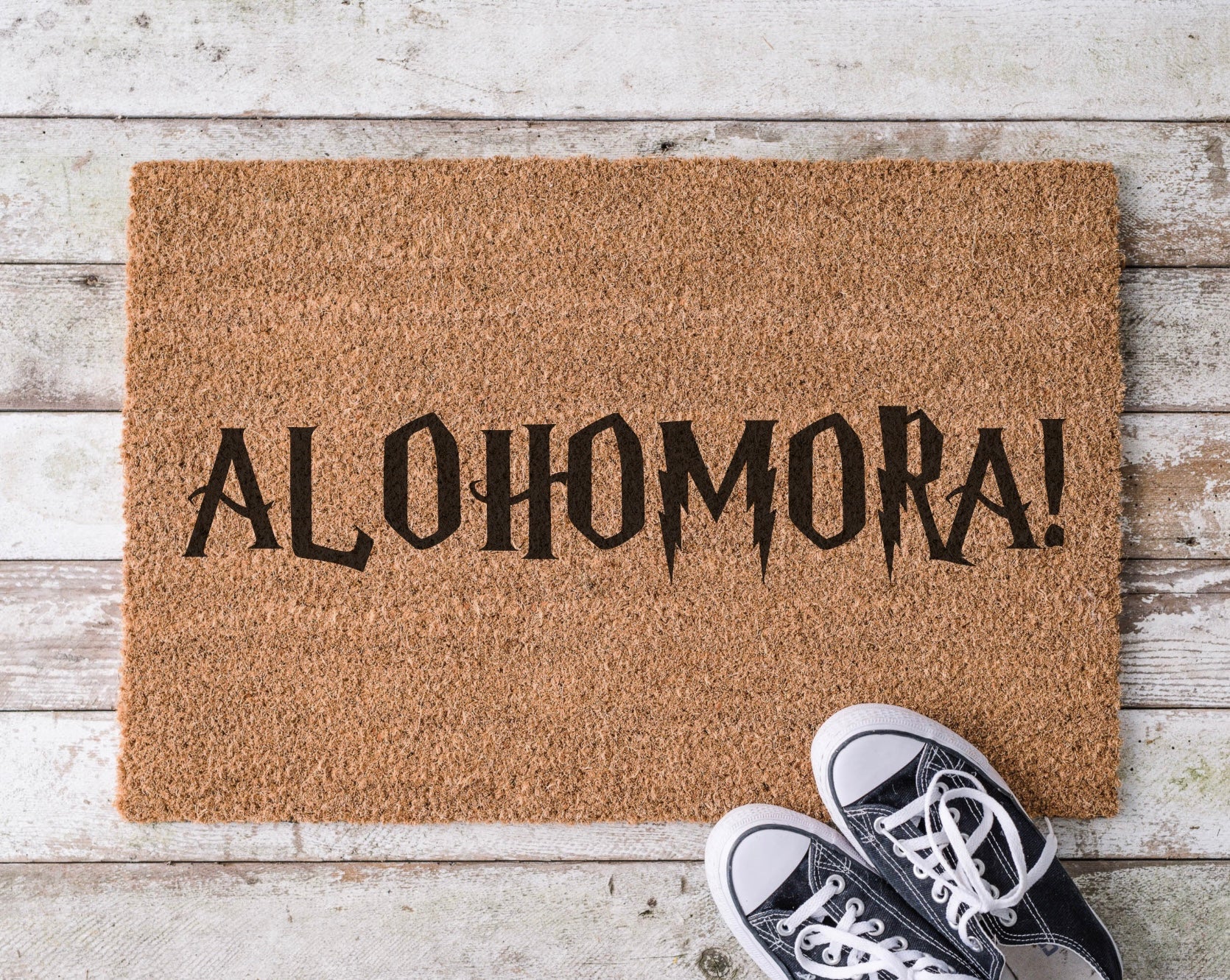 Alohomora - door mat - 4 Little Dreamers