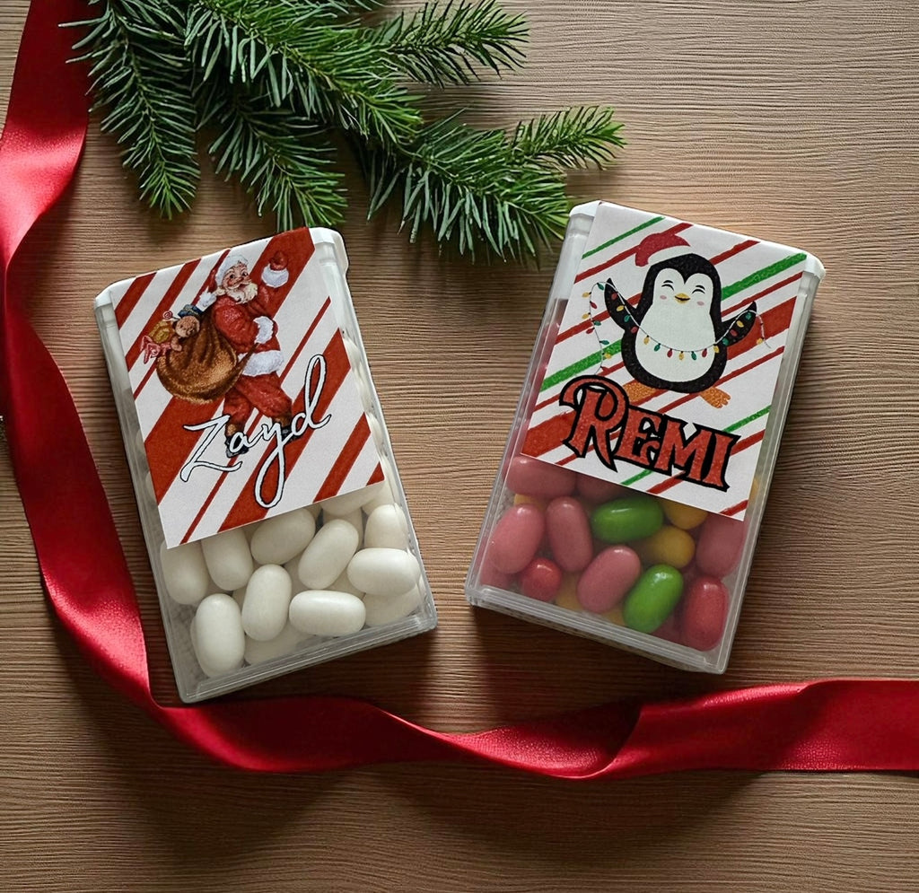 Personalised Christmas Tic Tacs