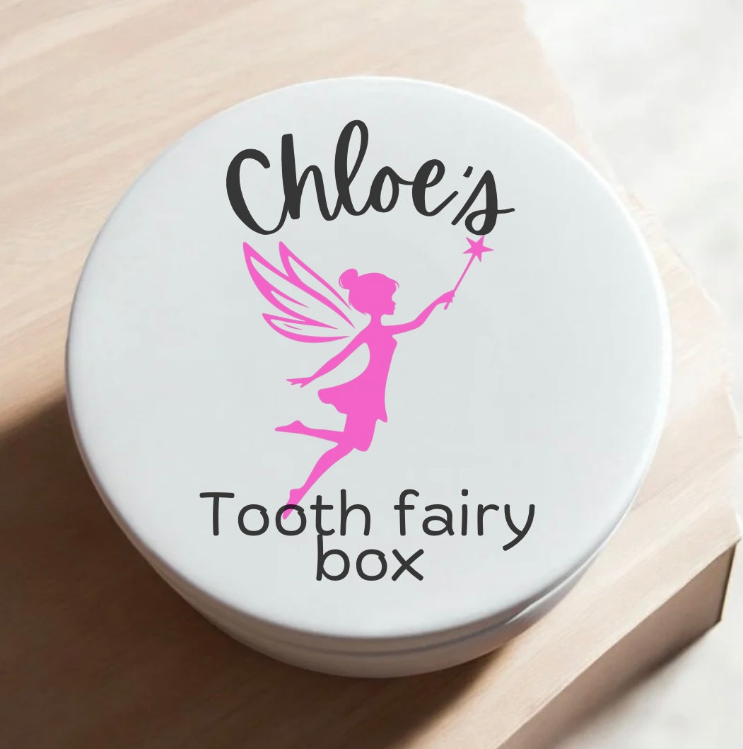 Tooth fairy tin box