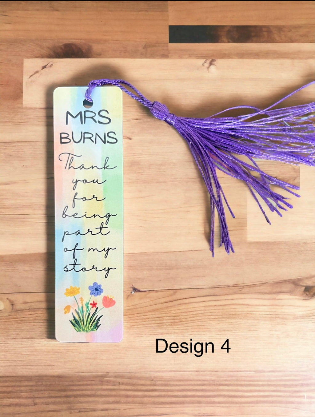 Teachers aluminium bookmark - 4 Little Dreamers