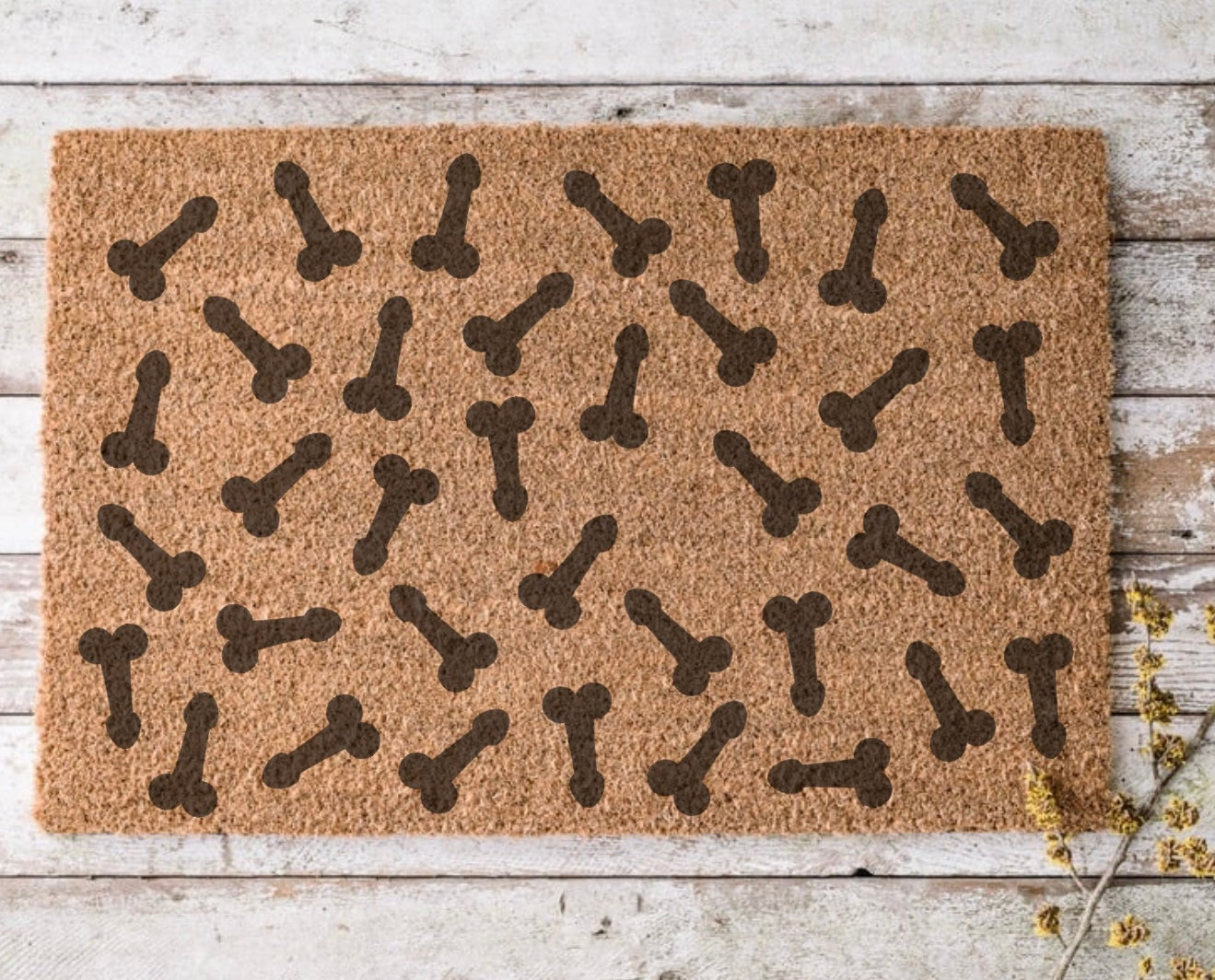 Penis print door mat