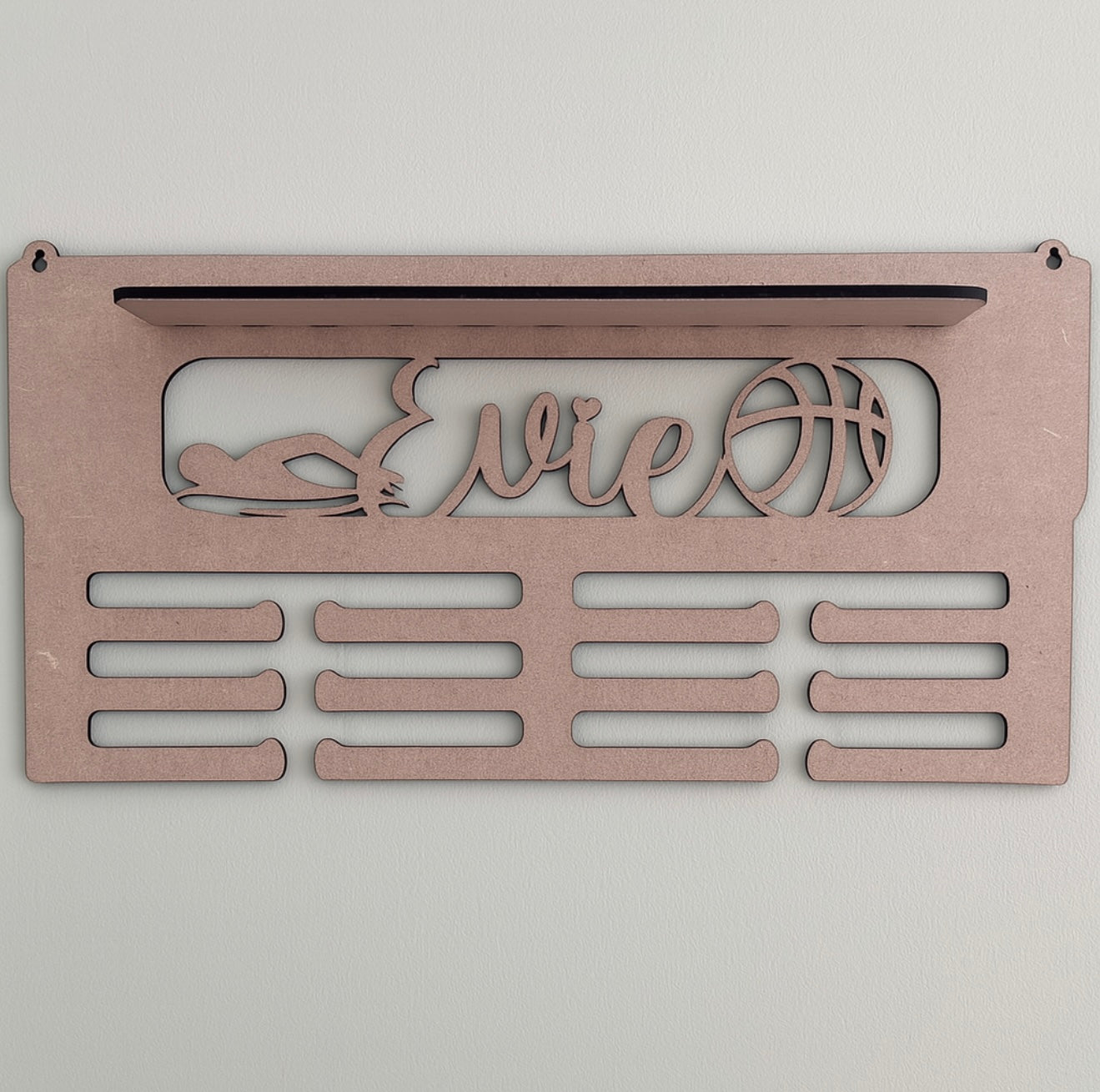 Medal/trophy display (any sport theme)