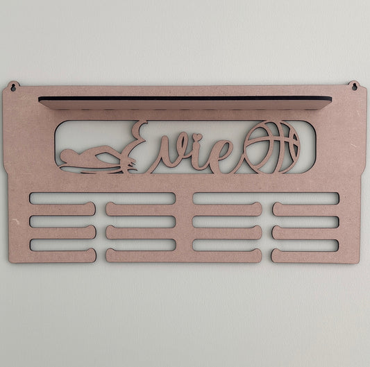 Medal/trophy display (any sport theme)