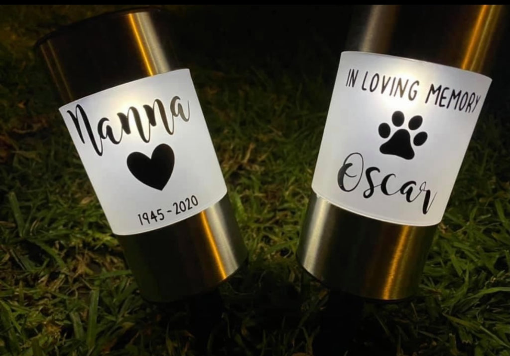 Solar memorial lantern - 4 Little Dreamers