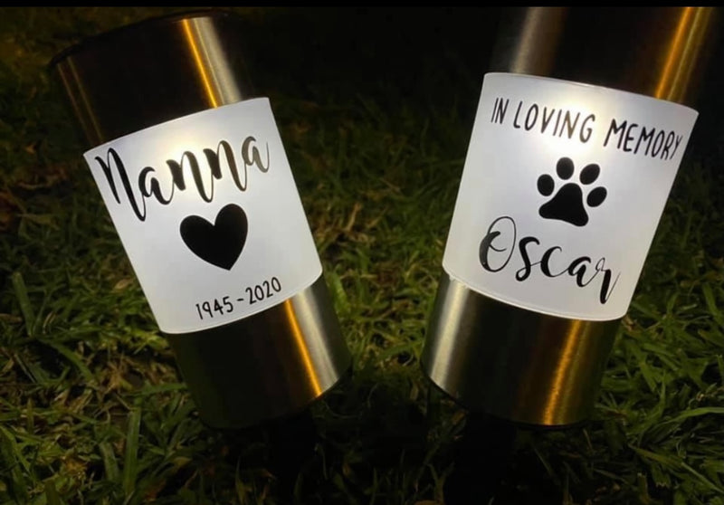 Solar memorial lantern - 4 Little Dreamers