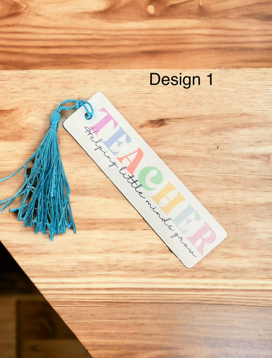 Teachers aluminium bookmark