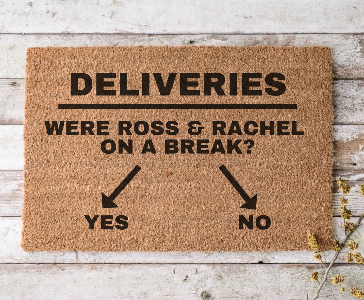 Deliveries friends - door mat - 4 Little Dreamers