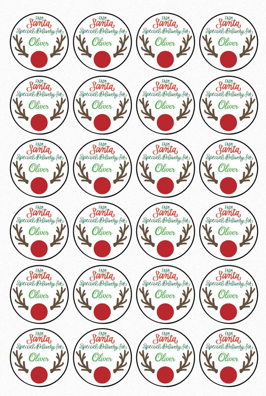 Christmas personalised labels - 4 Little Dreamers