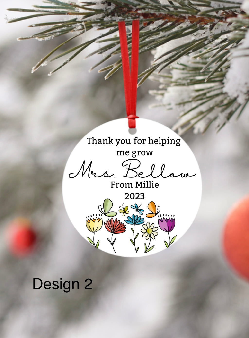 Ceramic teachers ornaments - 4 Little Dreamers