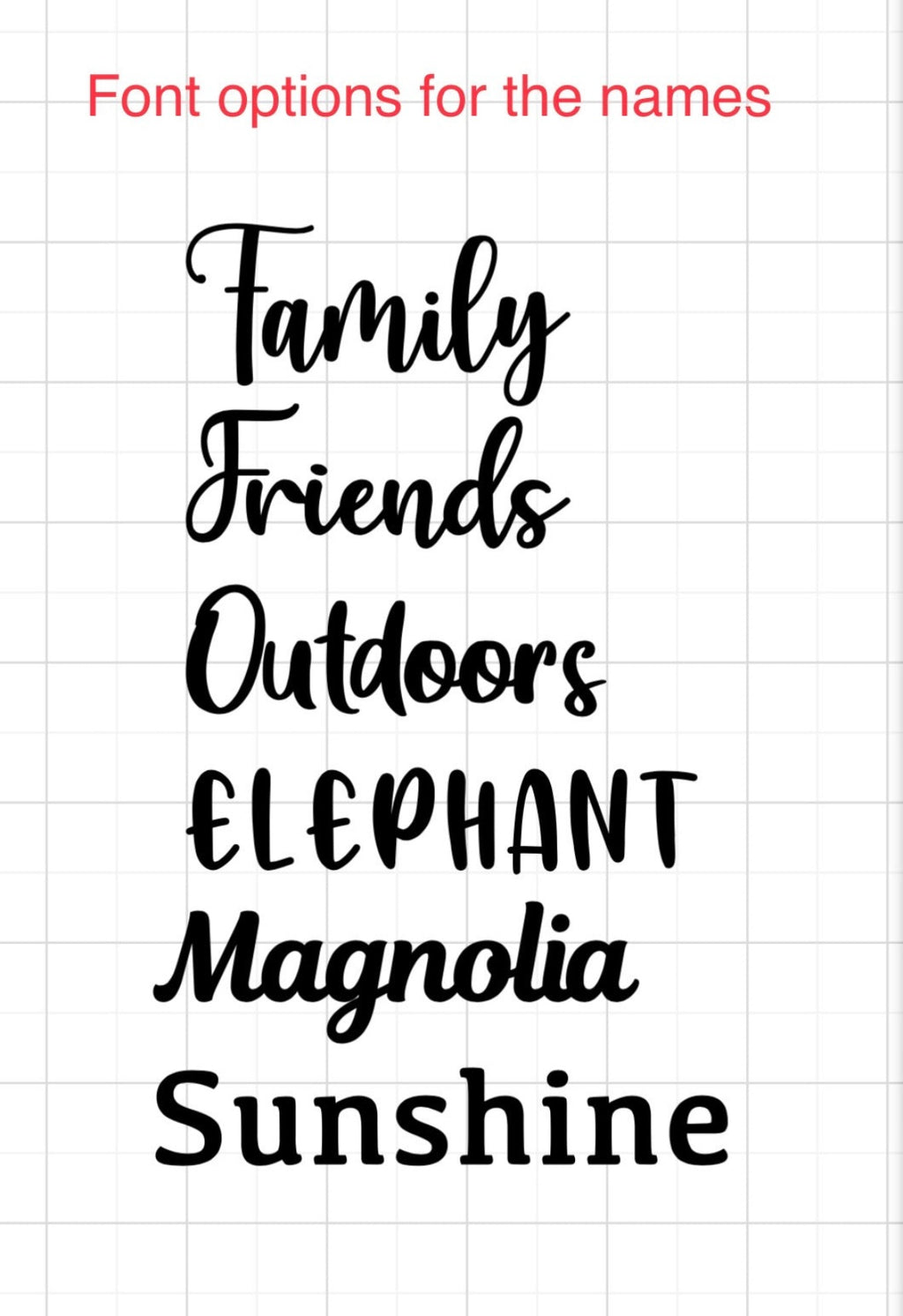 ADD ON piece for family wall hanging - 4 Little Dreamers