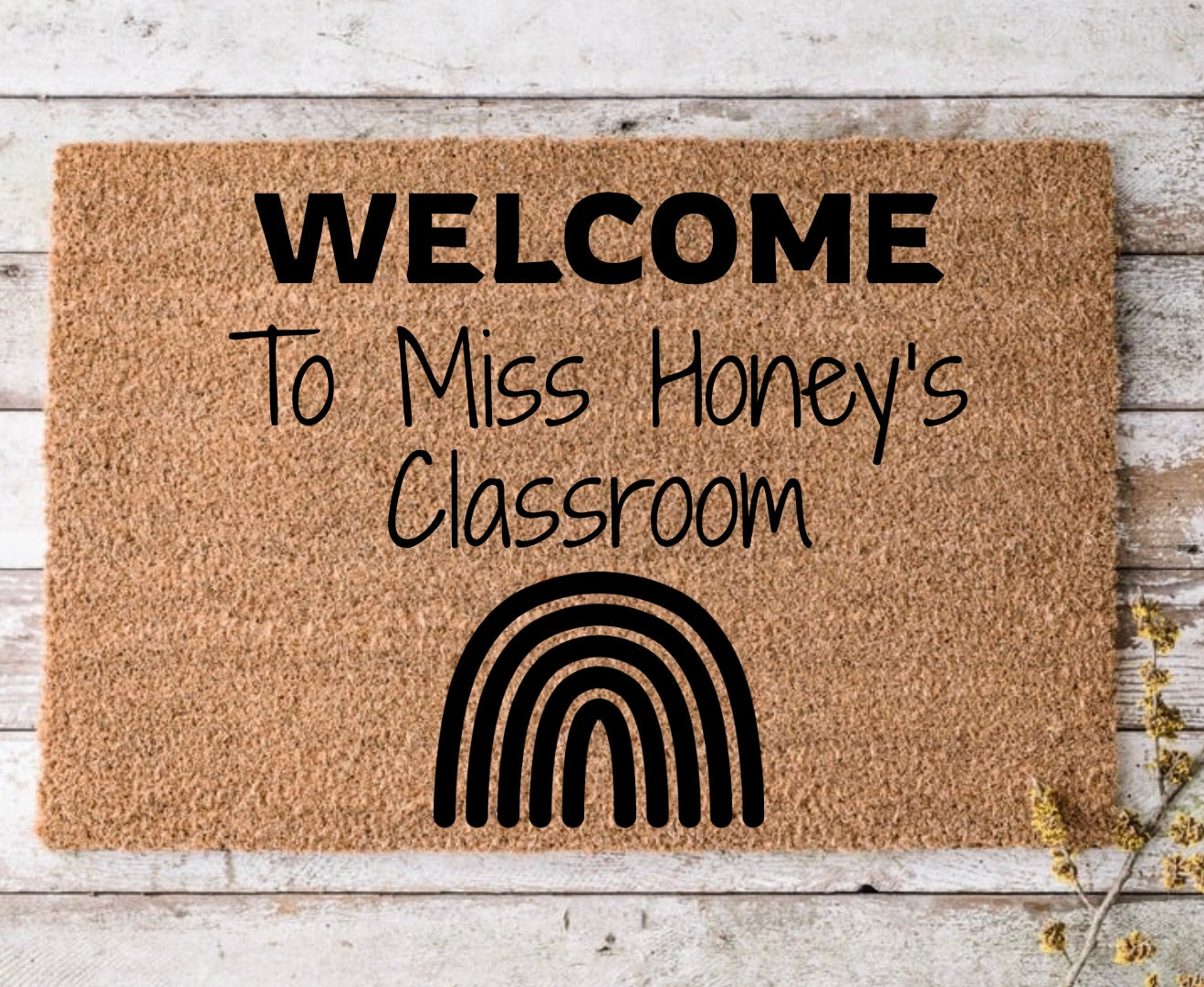 Teacher’s classroom door mat