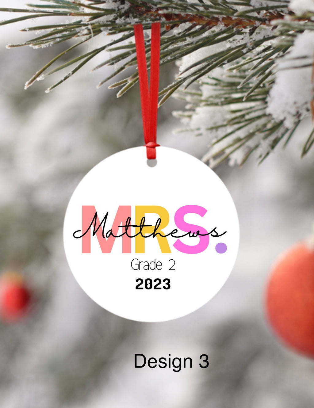 Ceramic teachers ornaments - 4 Little Dreamers