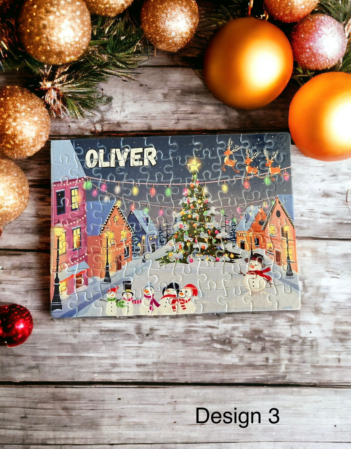 Personalised kids Christmas puzzles