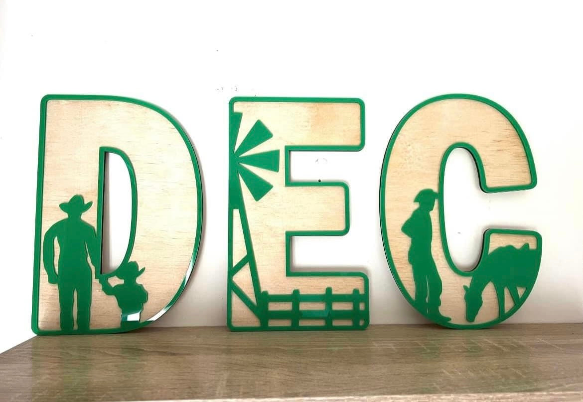 Farm - Themed letters - 4 Little Dreamers