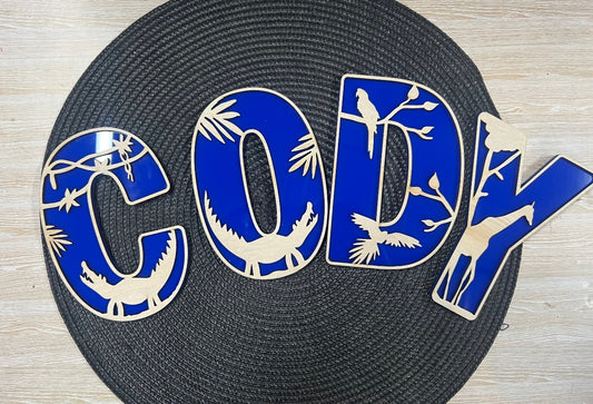 Safari - Themed letters