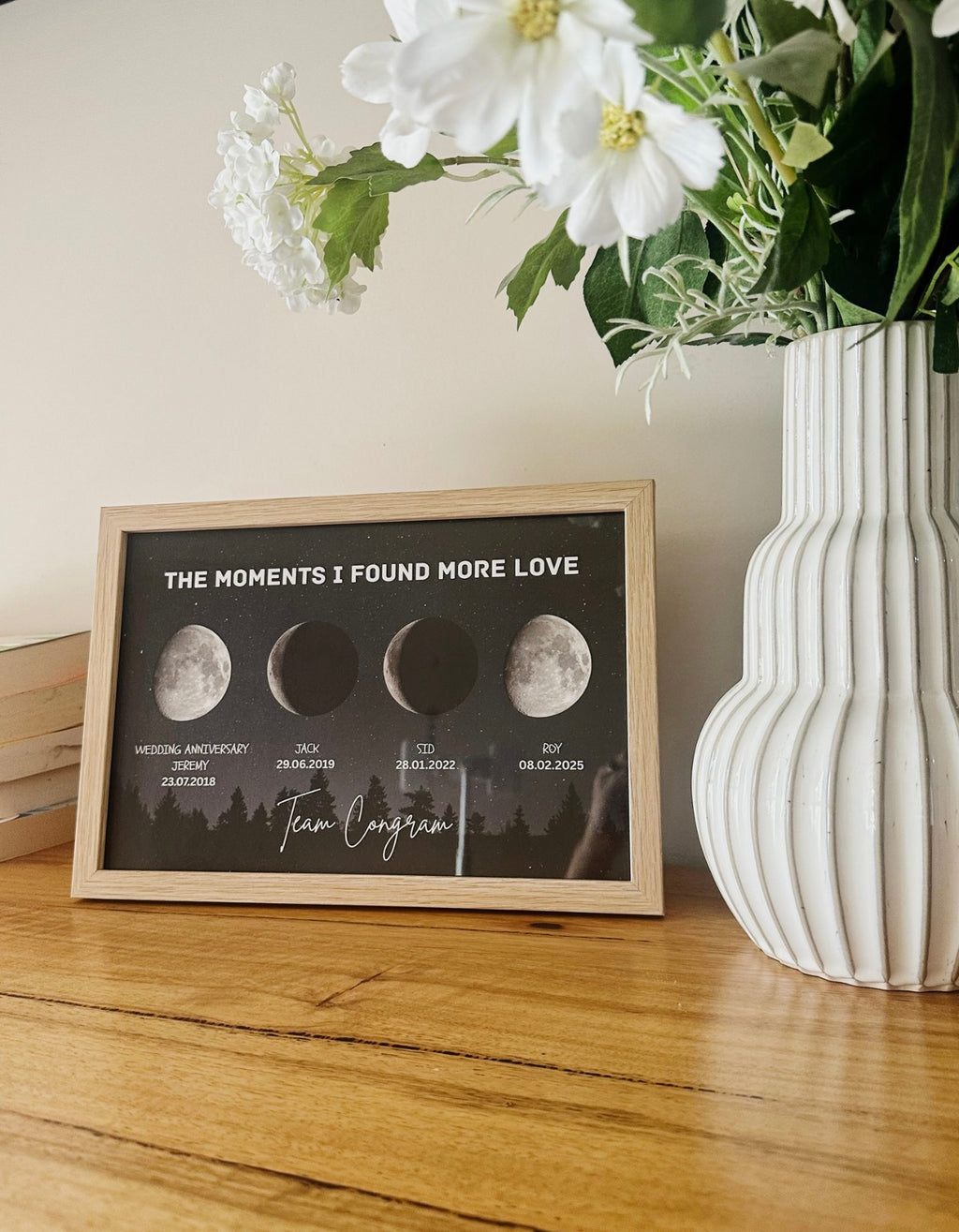 Personalised Moon Phase print
