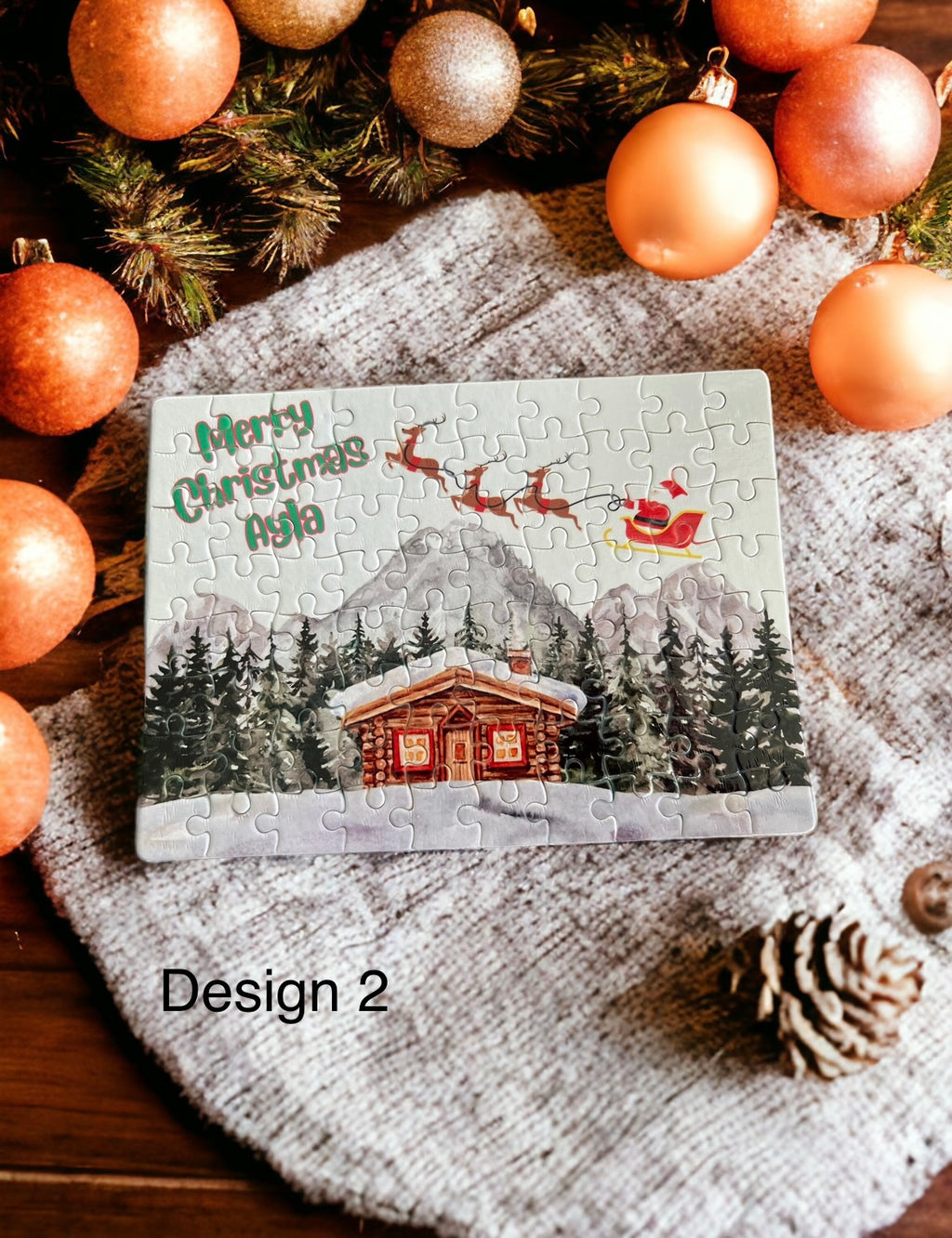 Personalised kids Christmas puzzles - 4 Little Dreamers
