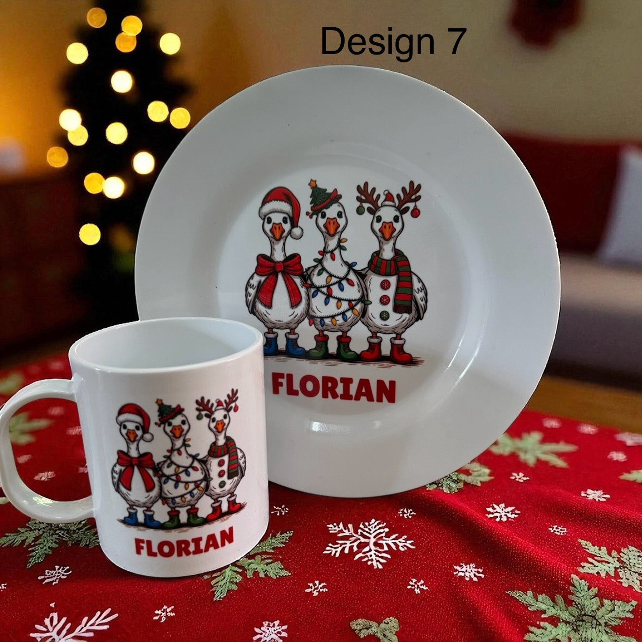 Christmas kids dinner sets