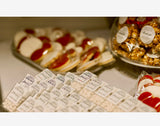 Engagement party personalised tic tac labels