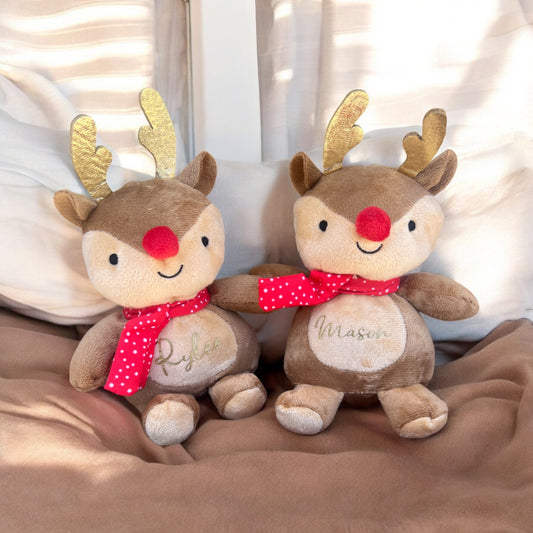 Personalised reindeer plush