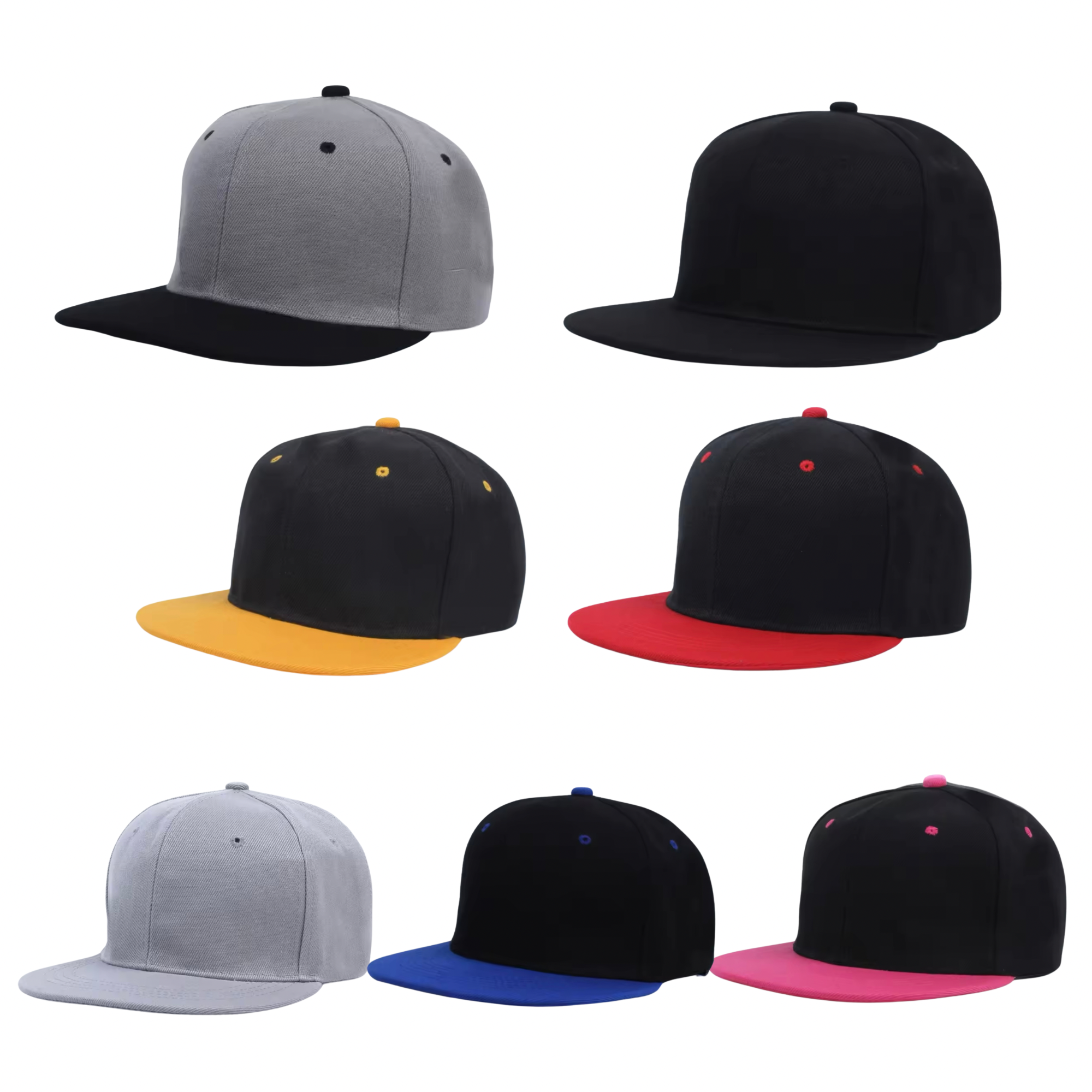 Personalised snapback hats