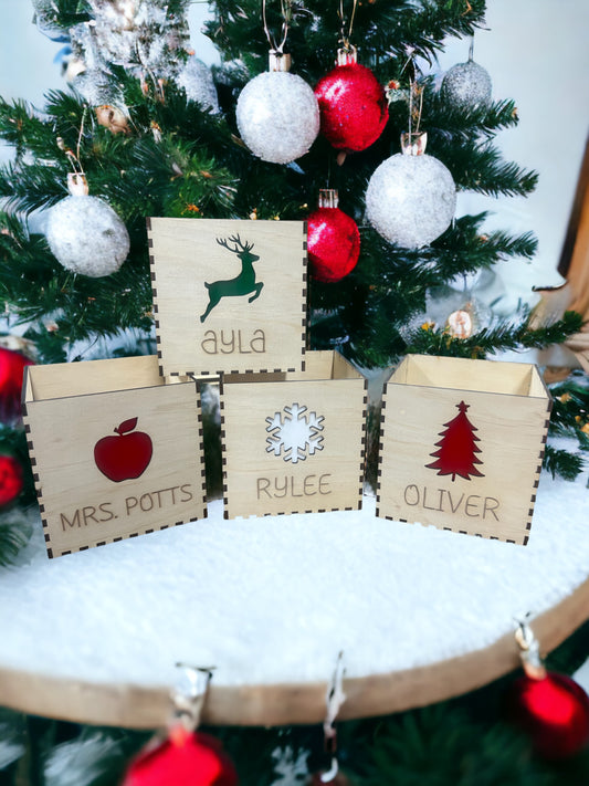 Christmas personalised boxes