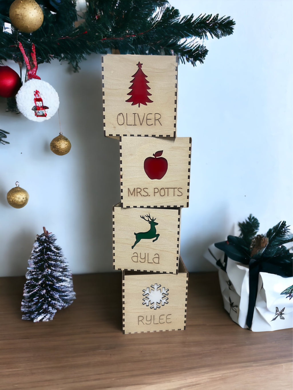 Christmas personalised boxes - 4 Little Dreamers