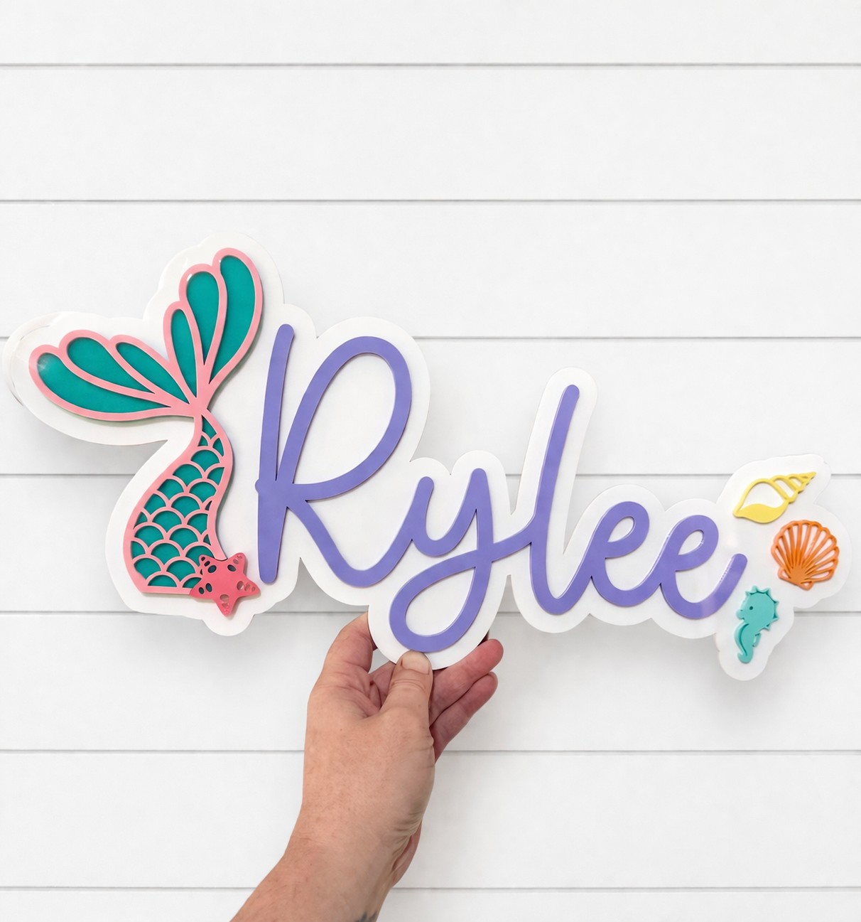 Mermaid Name Plaque