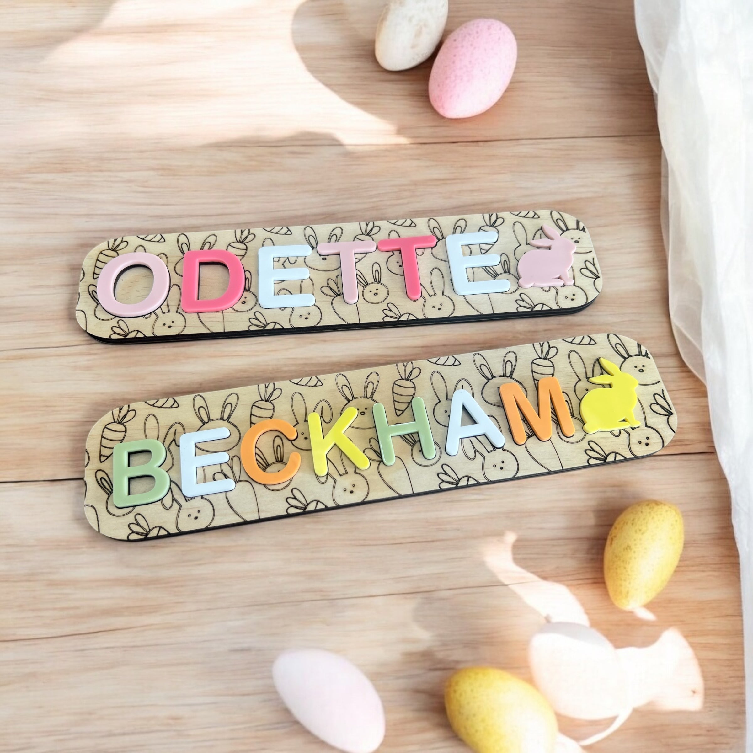 Easter name puzzles