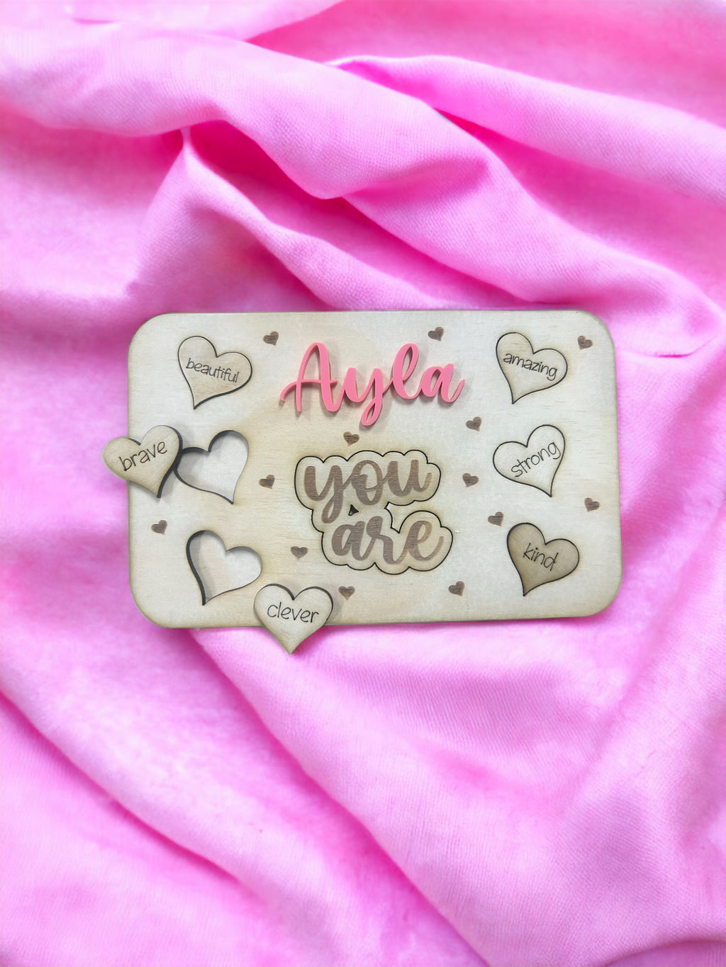 Personalised affirmation puzzle - 4 Little Dreamers