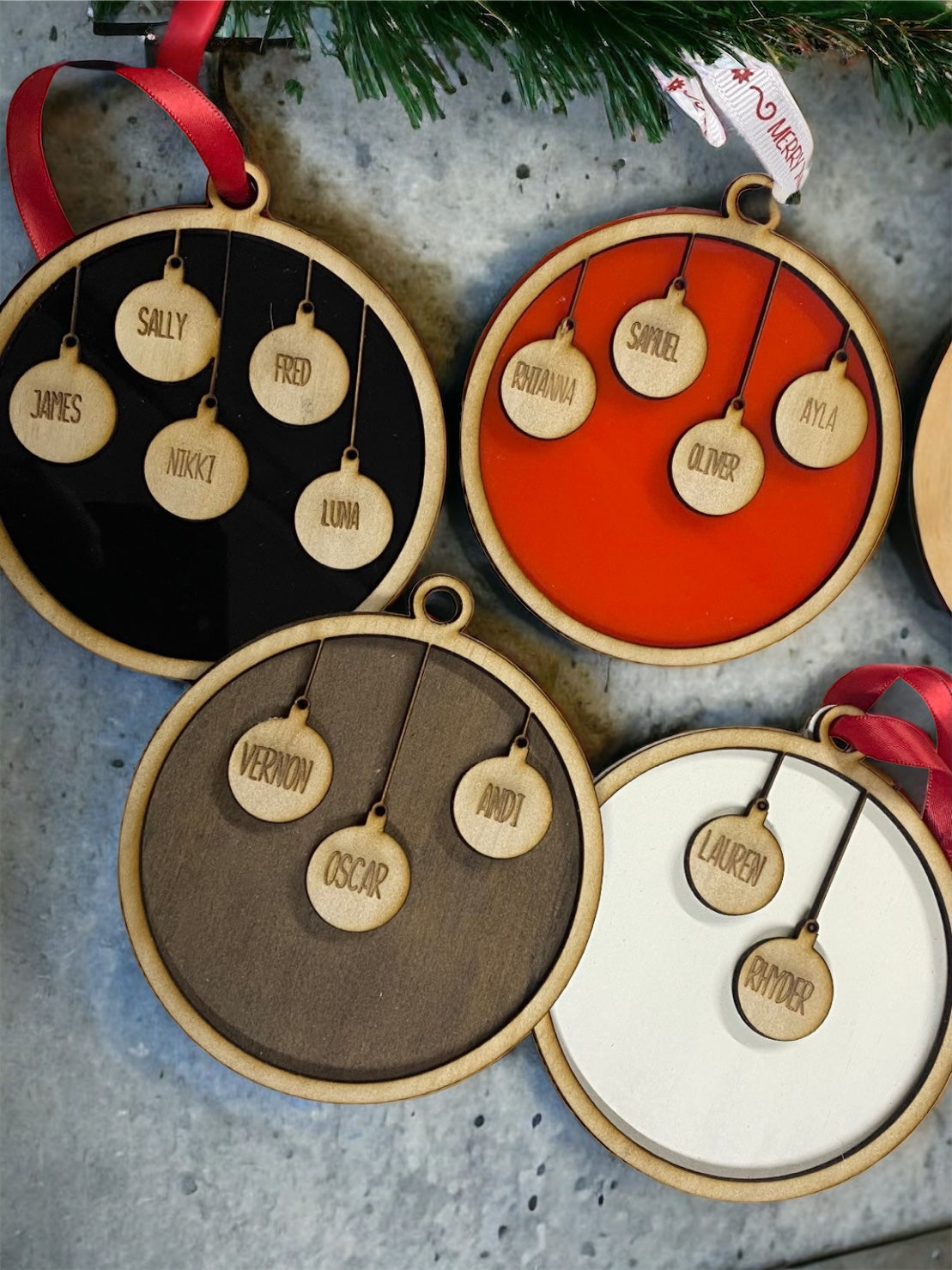 Family baubles - 4 Little Dreamers