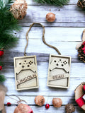Tree ornament gift card holder - 4 Little Dreamers