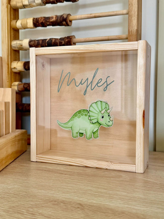 Personalised Wooden Money Box