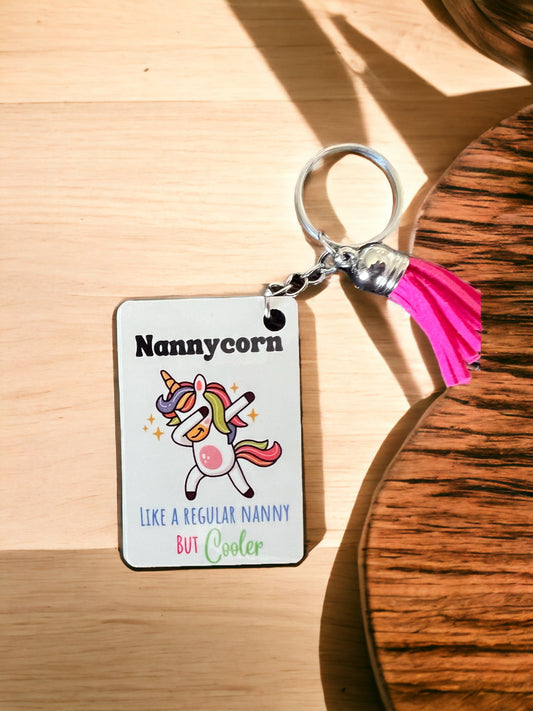 Nannycorn Keyring