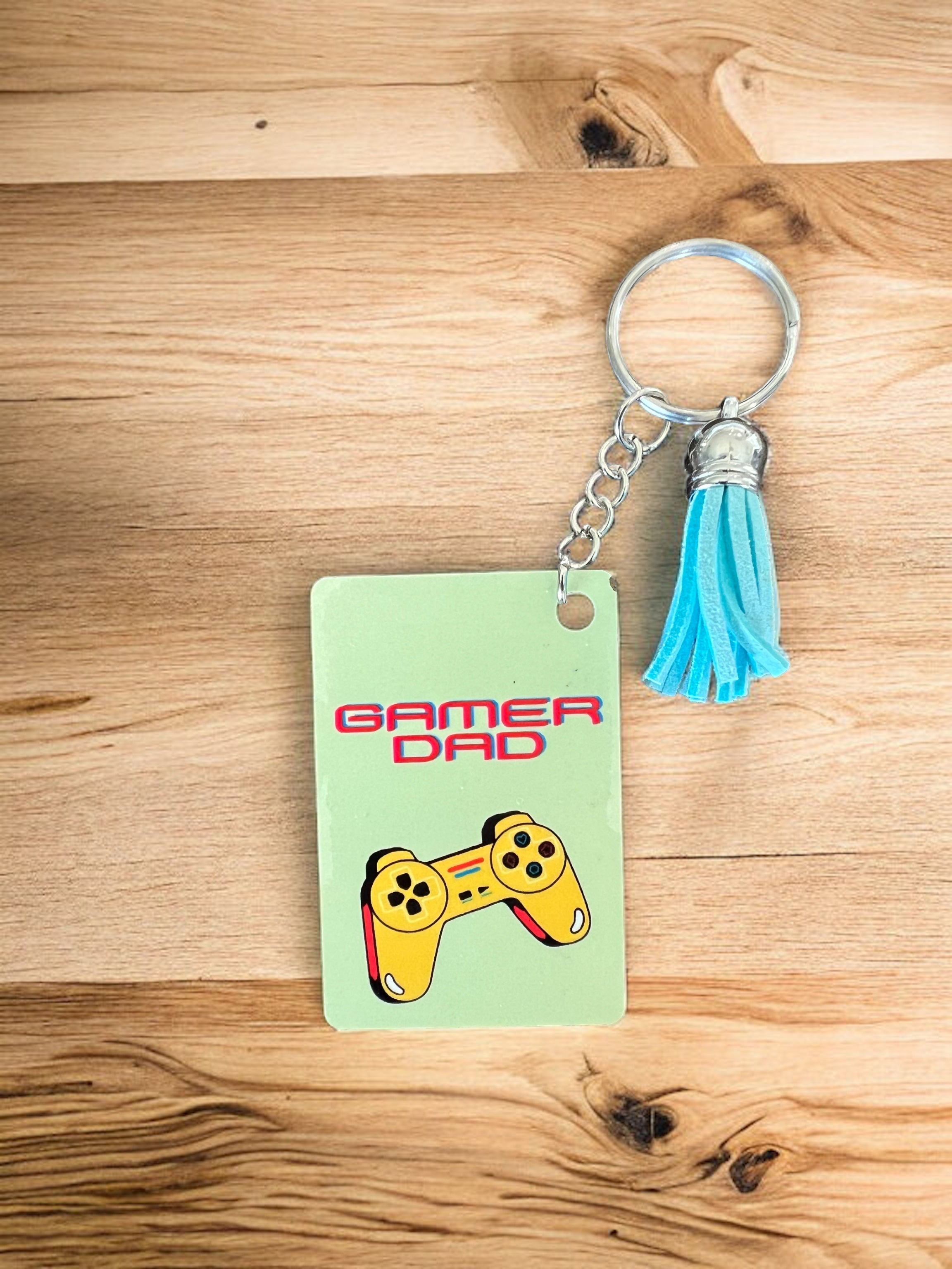 Gamer Dad Keyring - 4 Little Dreamers