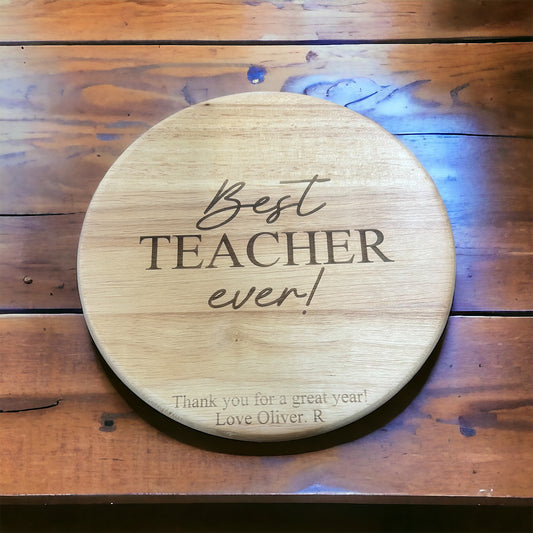 Teachers cheese board & knife set