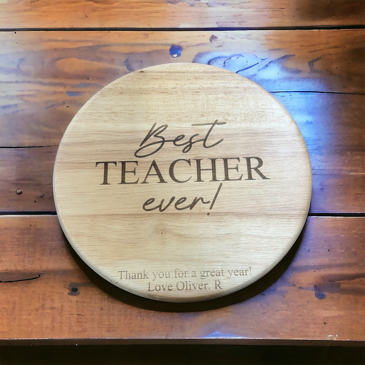 Teachers cheese board & knife set - 4 Little Dreamers