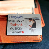 Congrats on being my (insert) wallet card - 4 Little Dreamers
