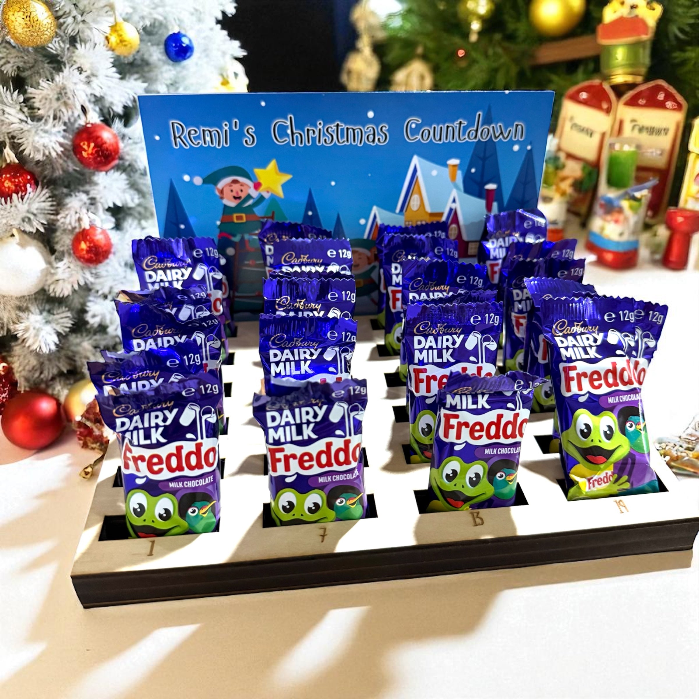 Freddo frog countdown board