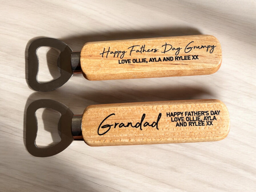 Wooden bottle opener - 4 Little Dreamers