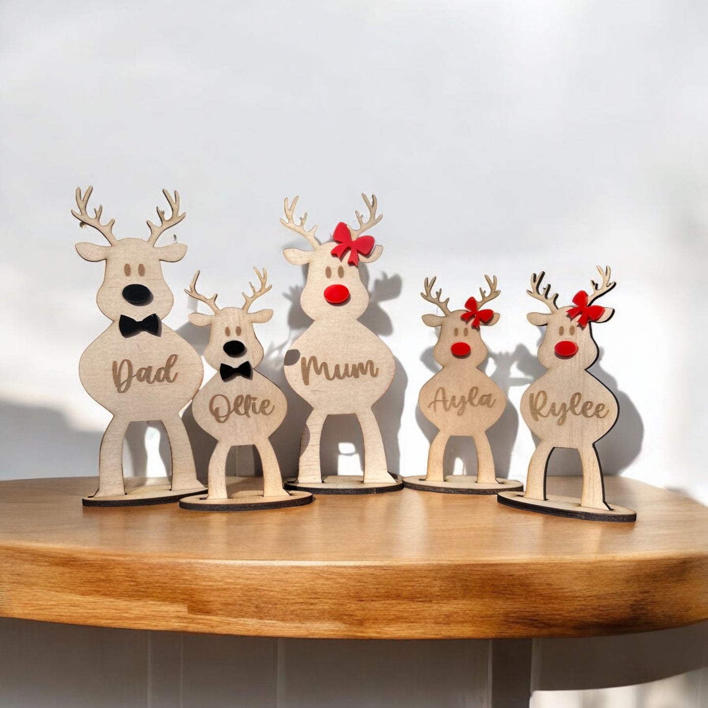 Christmas reindeer shelf sitters - 4 Little Dreamers