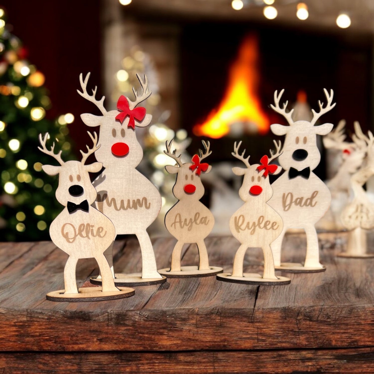 Christmas reindeer shelf sitters - 4 Little Dreamers