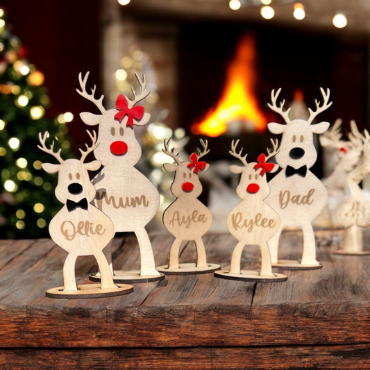 Christmas reindeer shelf sitters - 4 Little Dreamers