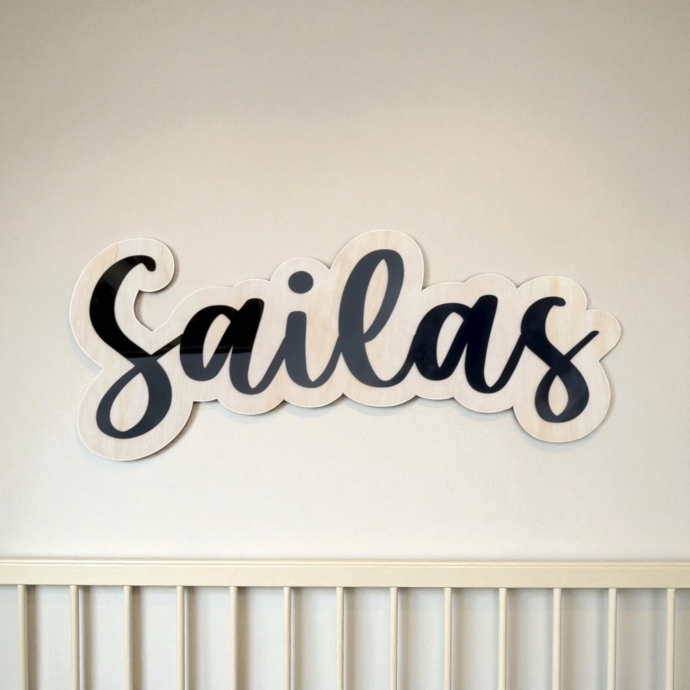 Name plaque | Timber & acrylic